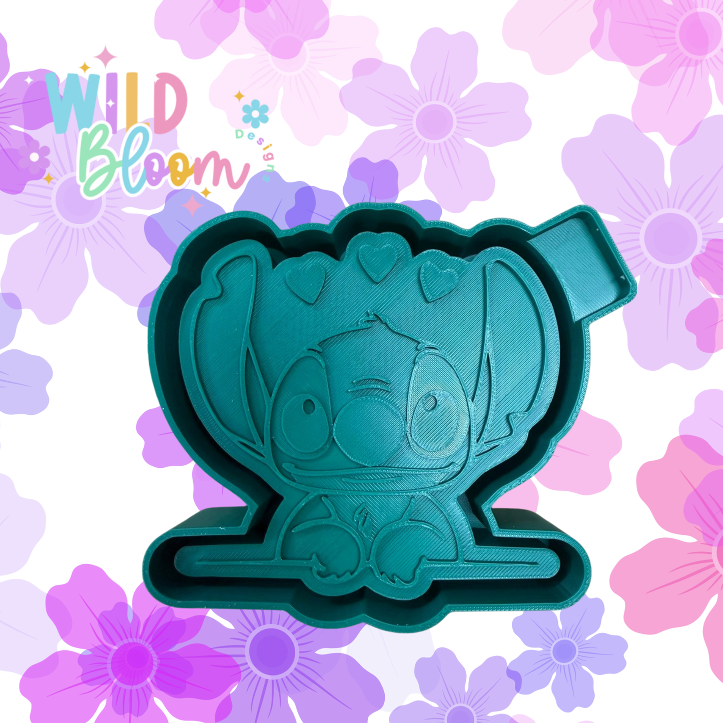 Blue Alien Heart Mold