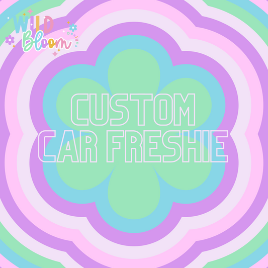 Custom car freshie
