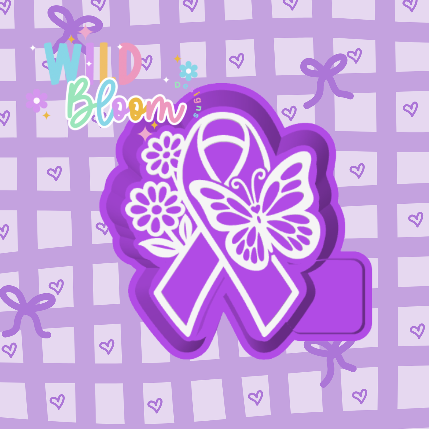 Ribbon with flowers