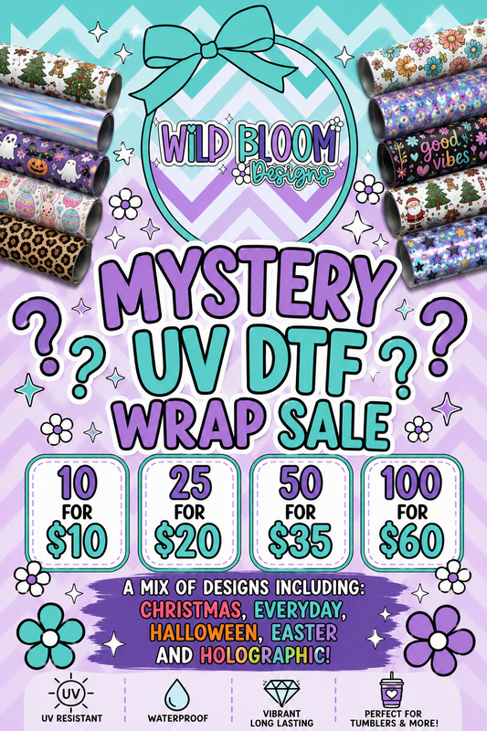 Mystery uv dtf wraps