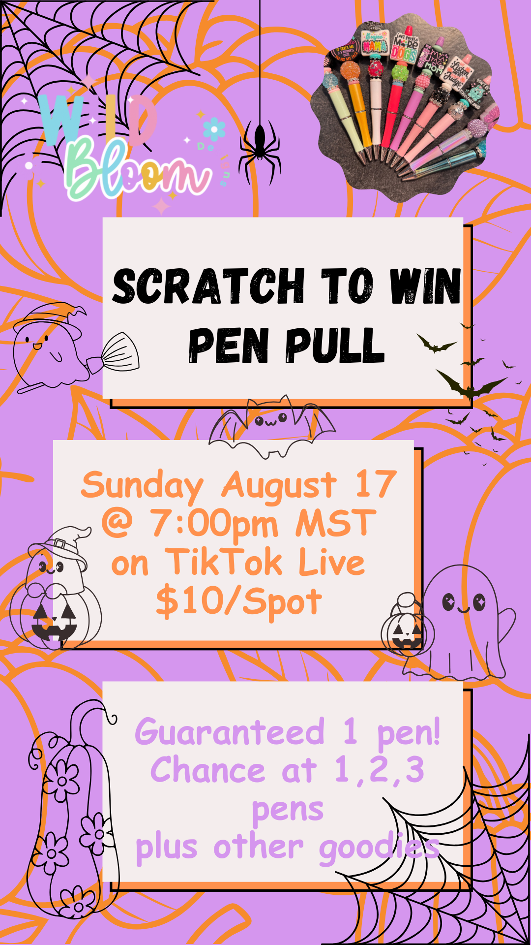 Scratch to win pen pull